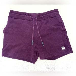 Purple YoungLA shorts, size XL, fitted size.